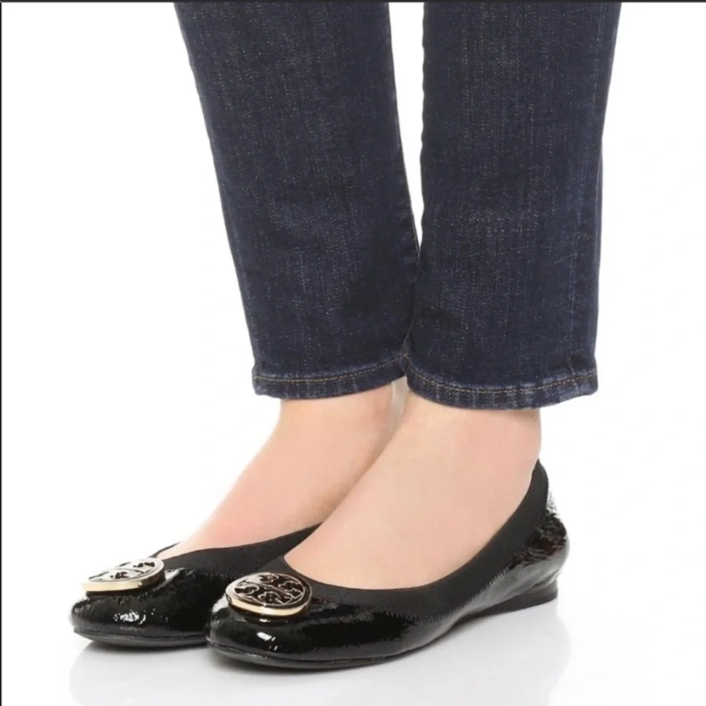 EUC Tory Burch Patent Leather Caroline Ballet flats